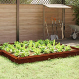 Recinto per lumache 4 pcs Ruggine 100 x 3,5 x 25 cm