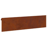 Recinto per lumache 4 pcs Ruggine 100 x 3,5 x 25 cm