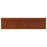Recinto per lumache 4 pcs Ruggine 100 x 3,5 x 25 cm