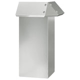 Recinto per lumache Argento 13,5 x 13,5 x 25 cm Acciaio zincato