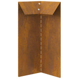 Recinto per lumache 4 pcs Ruggine 10 x 10 x 25 cm