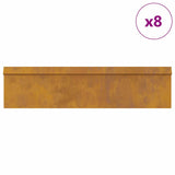 Recinzioni per lumache 12 pcs Ruggine