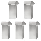 Recinzioni per lumache 16 pcs Argento Acciaio inossidabile