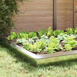 Recinzioni per lumache 16 pcs Argento Acciaio zincato