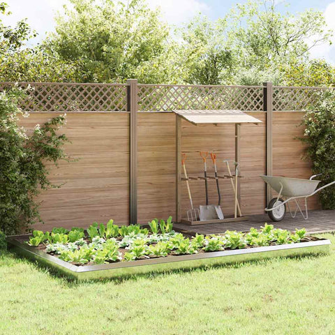 Recinzioni per lumache 16 pcs Argento Acciaio zincato