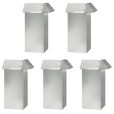 Recinzioni per lumache 16 pcs Argento Acciaio zincato