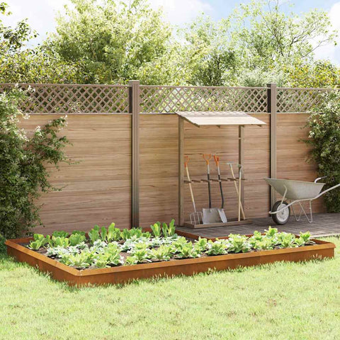 Recinzioni per lumache 16 pcs Ruggine