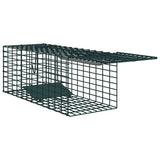 Trappola per animali Verde 31 x 13 x 12cm Acciaio