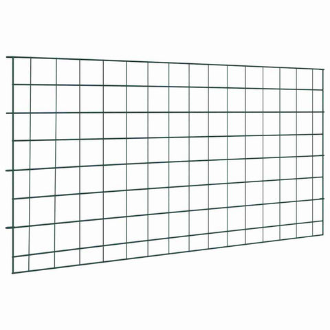 Set di Recinzione per Stagno 5 pcs Verde 100 x 50 cm Acciaio