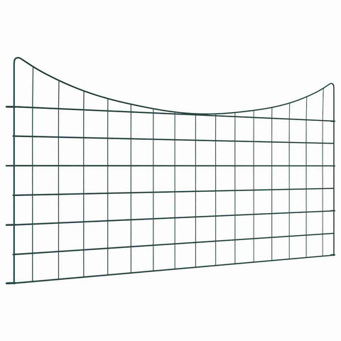 Set di Recinzione per Stagno 5 pcs Verde 100 x 50 cm Acciaio