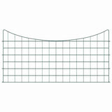 Set di Recinzione per Stagno 5 pcs Verde 100 x 50 cm Acciaio