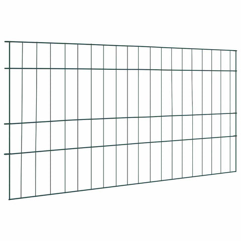 Set di Recinzione per Stagno 5 pcs Verde 100 x 50 cm Acciaio