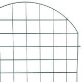 Set di Recinzione per Stagno 8 pcs Verde 50 x 80 cm Acciaio