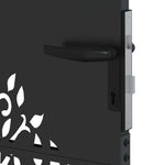 Cancello da giardino, Cancello da Giardino 85x75 cm Design Albero in Acciaio Corten