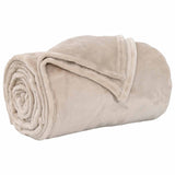 Coperta Beige 130 x 150 cm Panno