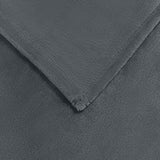 Coperta Grigio scuro 150 x 200 cm Panno