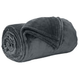 Coperta Grigio scuro 240 x 270 cm Panno