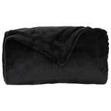 Coperta Nero 130 x 150 cm Panno