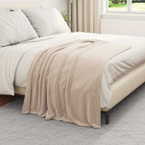 Coperte da Pile 6 pcs Beige 130 x 150 cm Panno