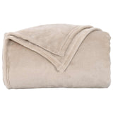 Coperte da Pile 6 pcs Beige 220 x 240 cm Panno