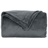 Coperte da Pile 6 pcs Grigio scuro 240 x 270 cm Panno