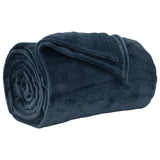Coperte da Pile 6 pcs Blu navy 130 x 150 cm Panno
