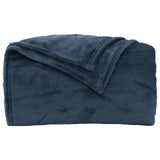 Coperte da Pile 6 pcs Blu navy 130 x 150 cm Panno