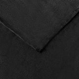 Coperte da Pile 6 pcs Nero 130 x 150 cm Panno