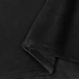 Coperte da Pile 6 pcs Nero 220 x 240 cm Panno