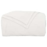 Coperte da Pile 6 pcs Bianco 130 x 150 cm Panno