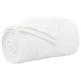 Coperte da Pile 6 pcs Bianco 240 x 270 cm Panno
