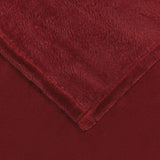 Coperte da Pile 6 pcs Rosso Bordeaux 240 x 270 cm Panno