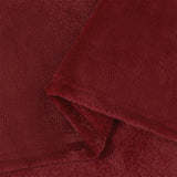 Coperte da Pile 6 pcs Rosso Bordeaux 240 x 270 cm Panno