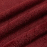 Coperte da Pile 6 pcs Rosso Bordeaux 240 x 270 cm Panno