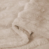 Coperta Beige 240 x 220 cm Panno