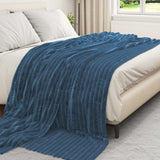 Coperta Blu navy 270 x 240 cm Panno