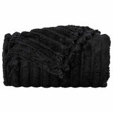 Coperta Nero 150 x 130 cm Panno