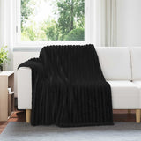 Coperta Nero 200 x 150 cm Panno