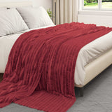 Coperta Rosso Bordeaux 270 x 240 cm Panno