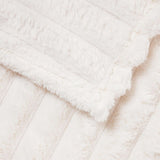 Coperta Crema 150 x 130 cm Panno
