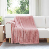 Coperta Rosa 200 x 150 cm Panno