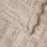 Coperte da Pile 6 pcs Beige 240 x 220 cm Panno