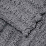 Coperte da Pile 6 pcs Grigio scuro 200 x 150 cm Panno