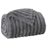 Coperte da Pile 6 pcs Grigio scuro 270 x 240 cm Panno