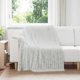 Coperte da Pile 6 pcs Grigio 200 x 150 cm Panno