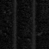 Coperte da Pile 6 pcs Nero 150 x 130 cm Panno