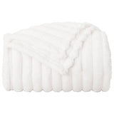 Coperte da Pile 6 pcs Bianco 150 x 130 cm Panno
