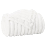 Coperte da Pile 6 pcs Bianco 240 x 220 cm Panno