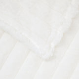 Coperte da Pile 6 pcs Bianco 270 x 240 cm Panno