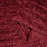 Coperte da Pile 6 pcs Rosso Bordeaux 200 x 150 cm Panno